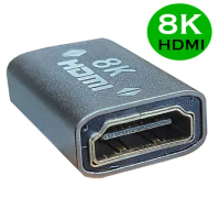 8K HDMI compatibleAdapter Female to Female HD Connector Support 8K@60Hz 4K@120Hz 144Hz 3D 4K 1080P 60Hz HD Extender