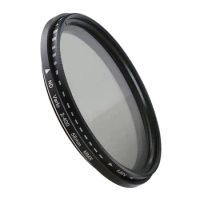 Camera Lens Filter ND2-400 Variable Neutral Density ND Filter 37 40.5 43 46 49 52 55 58 62 67 72 77 82mm for Canon Nikon Sony