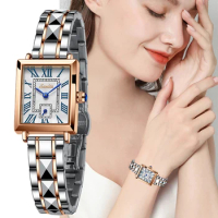 LIGE Brand Ladies Watch Waterproof Bracelet Watches for Women Rose Gold Clock Luxury Quartz Wrist Watch Woman Gift Reloj Mujer
