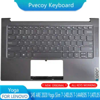 New For Lenovo Yoga 14S ARE 2020 Yoga Slim 7-14IIL05 7-14ARE05 7-14ITL05 Laptop Palmrest Case Keyboard US Upper Cover