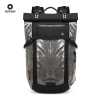 LZD ozuko Korean Style Mens Backpack Sports Fashion Brand Computer Backpack   Notebook Business Waterproof Multifunctional Travel Bag