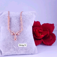 kalung tura fashion dewasa rose gold