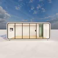Apple Cabin 20ft 40ft Outdoor Modern Popular Prefab Tiny House Mobile Glass House Office Pod Container Sunroom