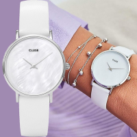 CLUSE MINUIT LA PERLE 雪天使潔白女錶 618送禮首選-33mm CL30060