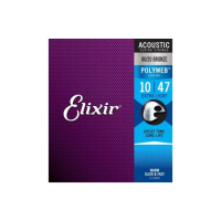 【ELIXIR】11000 黃銅木吉他厚膜包覆弦／10-47／POLYWEB／抗鏽／(原廠公司貨 美國製造 品質保證)