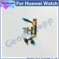For Huawei Watch GT Runner 46MM RUN-B19 Power On Off Key Return Button Flex Cable Repair Parts Replacement