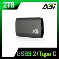 【AGI亞奇雷】ED138 2TB 外接式 SSD USB 3.2 附Type C to C/A傳輸線(讀寫500/400MBs)
