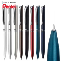 Japan Pentel ENERGEL Gel Pen BLN2005 Metal Pen Barrel Low Center of Gravity Needle Tube Quick-drying Black Pen 0.5mm Stationery
