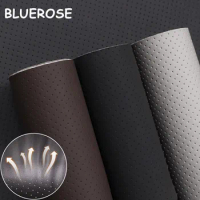 Breathable Perforated Self-adhesive Leather,Leather Repair Patch for Furniture Sofa Car Seats Chair,PU Fabric Stickers Patches