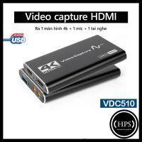 Video Capture Card dùng thu tín hiệu chơi game, camera, livestream tới PC qua OBS – HPS VDC510