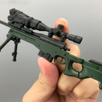1/6th Mini Jigsaw Puzzle AWM 1/6 AWM Sniper Rifle Plastic Assemble Gun Model Military Building for 12 Inch Action Figure Display