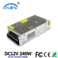 single output DC 12v 240w Switching Switch Power Supply DC12V 20A LED Driver for LED Strip Light 110V 220V AC-dc power adapter