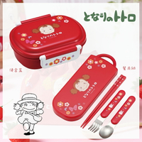 便當盒&amp;餐具組-小梅系列商品 龍貓 TOTORO 宮崎駿 吉卜力 日本進口正版授權