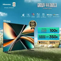 Hisense TV 55U6Q Vidaa Smart TV ULED MiniLED 55 inch Dolby Vision & Atmos 144Hz VRR Game Mode Pro Be