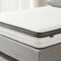 Queen Mattress Bed in a Box, Cooling Memory Foam Spring Mattress Queen Size, Hybrid Innerspring Mattress Queen, Medium Soft Q