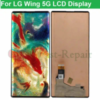 For LG Wing 5G LCD Display Touch Screen Digitizer Assembly For LG LMF100N LM-F100N LM-F100V lcd Replacement Accessory 100%Tested