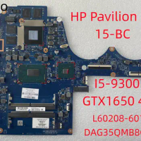 DAG35QMB8C0 For HP Pavilion 15 15-BC Motherboard with I5-9300H GTX1650 GPU-4GB