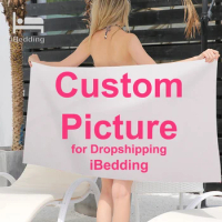 Custom Bath Towel Customize Printed Summer Travel BeachTowels Mat for Adult Yoga Mats Microfiber Bathroom DropShipping