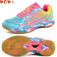 New Badminton Shoes Men Women Size Plus 36-45 Tennis Shoes Ladies Luxury Baminton Sneakers Kids Tennis Sneakers