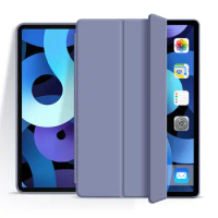 For Apple iPad Air 4 Air 5 10.9 inch Tablet Case Slim Flip Solid color Cover Soft Leather Protective Shell Capa for iPad Air 4th
