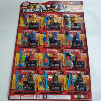 1 lembar Mainan  RoboMan Ninja Helm / Grosir Termurah