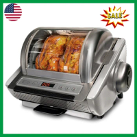 Ronco EZ-Store Rotisserie Oven,Gourmet Cooking at Home,Cooks Perfectly Roasted Chickens,Turkey,Pork,Roasts &amp; Burgers