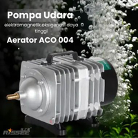 RISSEE Pompa Udara Aerator Kolam Aquarium ACO 004 Mesin Gelembung Udara Oksigen Blower Ikan Akuarium