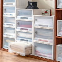 收納箱抽屜式收納盒整理箱衣服收納盒子儲物盒塑料家用衣柜收納柜