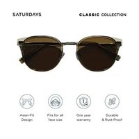 SATURDAYS - Venice Sunglasses Kacamata Hitam Pria & Wanita Storm Grey