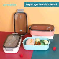 Kotak Makan Single layer ecentio - Pink