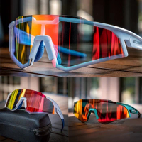 ROCKBROS Cycling Glasses Sun Protection Photochromic Bike Sunglasses Eyewear Sport Polarized Lens Glaases Bicycle Glasses