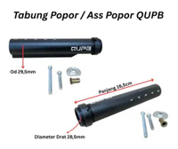 Tabung popor / Ass Popor Merek QUPB Hitam