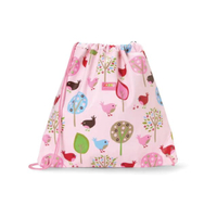 กระเป๋าหูรูด Drawstring Bag - Chirpy Bird (Pink)
