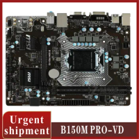 MSI B150M PRO-VD desktop computer board for 1151 pin 67th generation CPU memory DDR4 100% testing for fast shipping