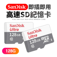 【SanDisk 晟碟】Ultra micro SDXC C10記憶卡(128GB)