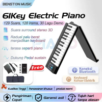 Baru - 61-tuts piano lipat, piano elektrik pintar 61-tuts bluetooth keyboard portabel keyboard piano