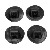 4pcs Boat Engine Motor Mounts Stand Holder for Inflatable Boat Rubber Dinghy Kayak Canoe Boats Accessories Black