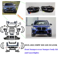 Upgrade To BMW X5M F95 2019 20 21 Look Body Kit Laserlights For BMW X5 G05 2018+ And Headlight