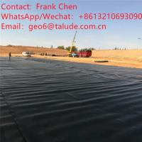 Geosynthetics Smooth HDPE Geomembrane Pond Liner