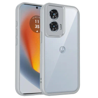 Untuk Motorola Moto G85 5G, S50 Neo 5G, sarung telefon lutsinar klasik bertekstur lembut, penutup pe