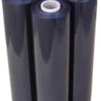 Pallet Wrap-4 Rolls Black Stretch Film Plastic Pallet Wrap 18" Wide X 1000 Ft. 80 Gauge