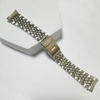 22mm SKX007 SKX009 SKX173 Curved End 316L Stainless Steel Bead of Rice Watch Band Strap Bracelet Fit for SEIKO Dive Watch
