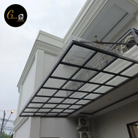 kanopi teras rumah rangka besi hollow galvanis Bulat