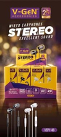 Wired Earphone V-GeN VEP1-48 ECER 1 Pcs Headset