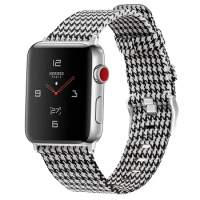 Woven Bands For Apple Watch Bands Breathable Woven Fabric Strap Replacement Wristbands For Iwatch Series 5/4/3/2/1 84001