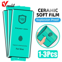 Explosion-proof Ceramic Soft Film For Vivo X100 Ultra X100S X90S X90 X80 Y200 Y100 Screen Protectors For iQOO 12 11 10 9 8 Pro