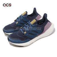 adidas 慢跑鞋 Ultraboost 22 W 女款 深藍 路跑 單寧 運動鞋 愛迪達 GX9157