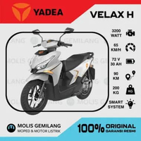 Motor Listrik Yadea Velax H Lithium OTR Jadetabek Biru