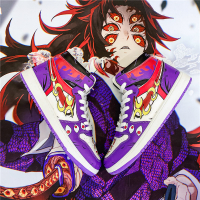 Giày Sneaker Nam Cổ Cao In Hình Anime Demon Slayer Kokushibou Thoải Mái Thời Trang Mới