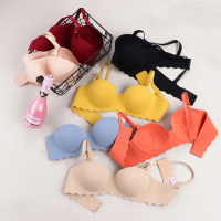 Bra Wanita Busa tebal Remaja Pakaian Dalam Seamless BH Wanita Dewasa motif polos Nyaman 040